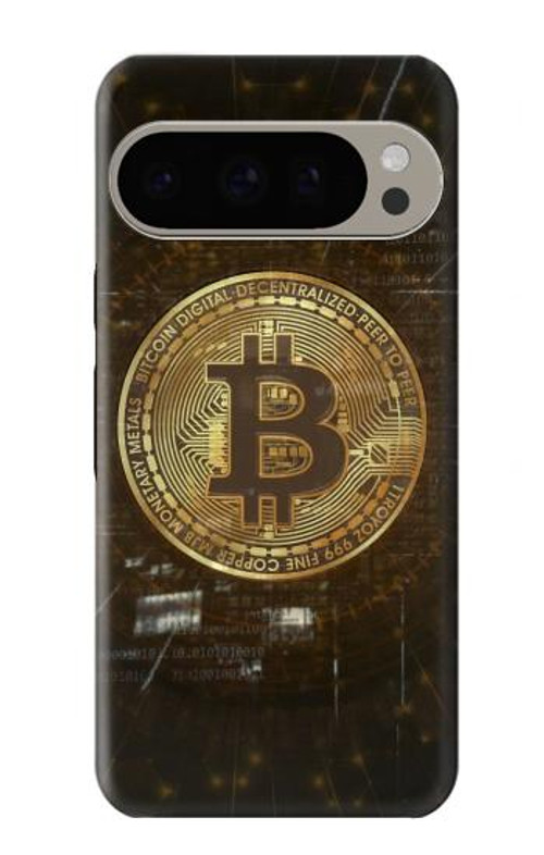 S3798 Cryptocurrency Bitcoin Case Cover Custodia per Google Pixel 9 Pro