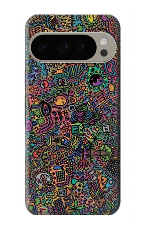 S3815 Psychedelic Art Case Cover Custodia per Google Pixel 9 Pro