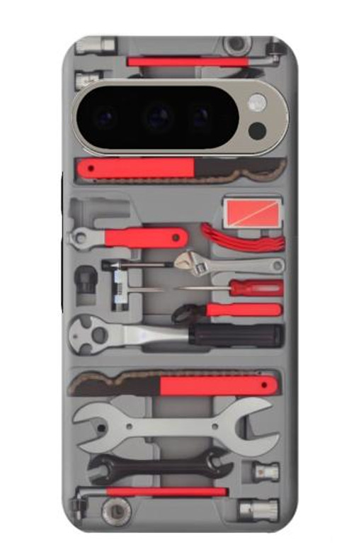 S3921 Bike Repair Tool Graphic Paint Case Cover Custodia per Google Pixel 9 Pro
