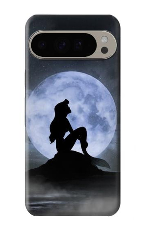 S2668 Mermaid Silhouette Moon Night Case Cover Custodia per Google Pixel 9 Pro XL