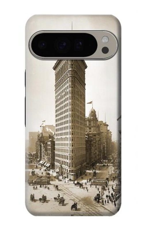 S3046 Old New York Flatiron Building Case Cover Custodia per Google Pixel 9 Pro XL
