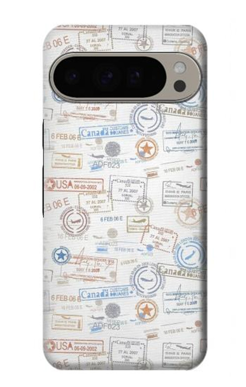 S3903 Travel Stamps Case Cover Custodia per Google Pixel 9 Pro XL