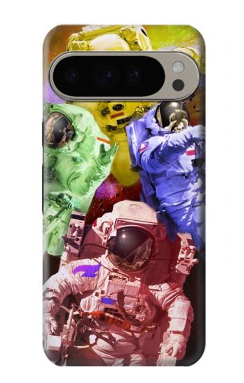 S3914 Colorful Nebula Astronaut Suit Galaxy Case Cover Custodia per Google Pixel 9 Pro XL