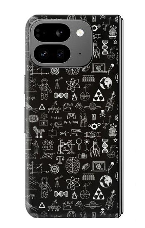 S3426 Blackboard Science Case Cover Custodia per Google Pixel 9 Pro Fold