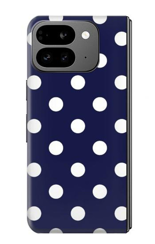 S3533 Blue Polka Dot Case Cover Custodia per Google Pixel 9 Pro Fold