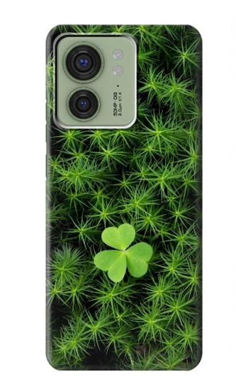 S0358 Clover Lucky Leaf Case Cover Custodia per Motorola Edge (2023), Edge 40