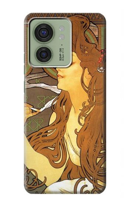 S0969 Alphonse Mucha Job Case Cover Custodia per Motorola Edge (2023), Edge 40