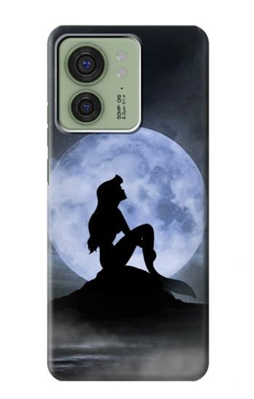 S2668 Mermaid Silhouette Moon Night Case Cover Custodia per Motorola Edge (2023), Edge 40