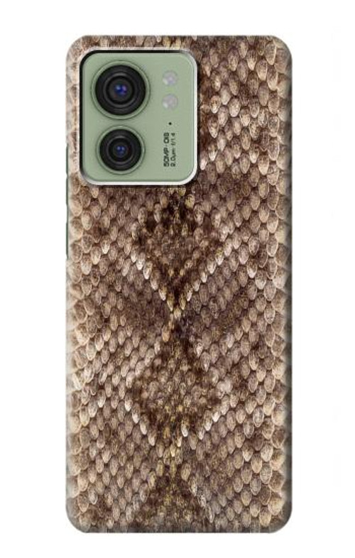S2875 Rattle Snake Skin Graphic Printed Case Cover Custodia per Motorola Edge (2023), Edge 40