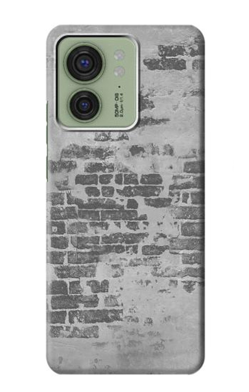 S3093 Old Brick Wall Case Cover Custodia per Motorola Edge (2023), Edge 40