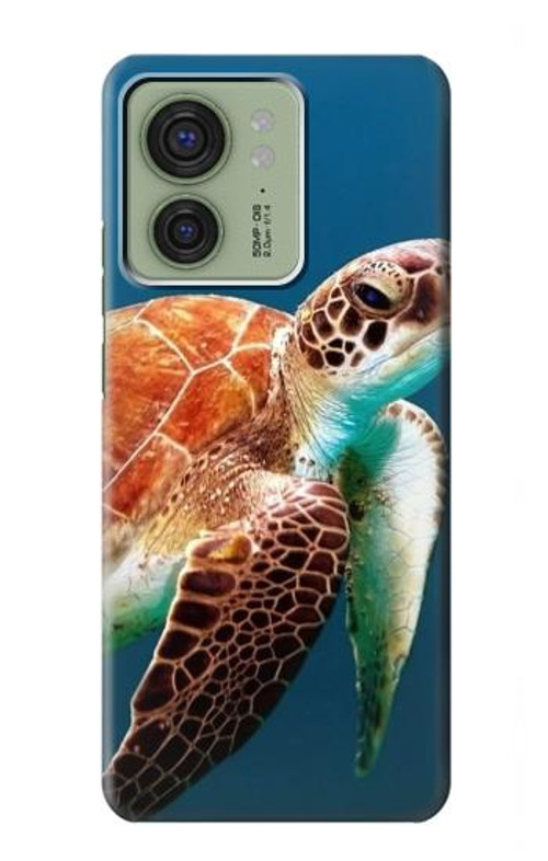 S3497 Green Sea Turtle Case Cover Custodia per Motorola Edge (2023), Edge 40