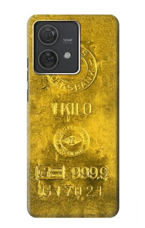S2618 One Kilo Gold Bar Case Cover Custodia per Motorola Edge 40 Neo S2618 One Kilo Gold Bar Case Cover Custodia per Motorola Edge 40 Neo