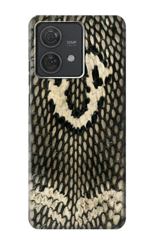 S2711 King Cobra Snake Skin Graphic Printed Case Cover Custodia per Motorola Edge 40 Neo