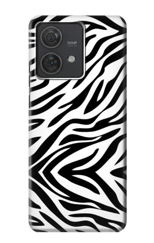 S3056 Zebra Skin Texture Graphic Printed Case Cover Custodia per Motorola Edge 40 Neo