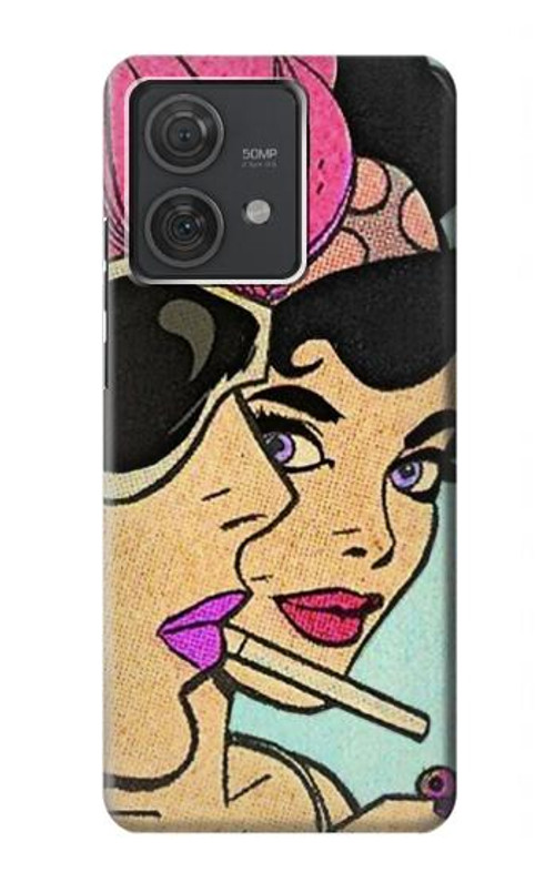 S3171 Girls Pop Art Case Cover Custodia per Motorola Edge 40 Neo