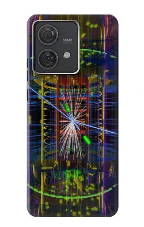 S3545 Quantum Particle Collision Case Cover Custodia per Motorola Edge 40 Neo