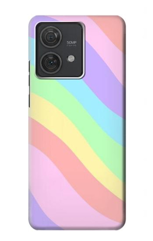 S3810 Pastel Unicorn Summer Wave Case Cover Custodia per Motorola Edge 40 Neo