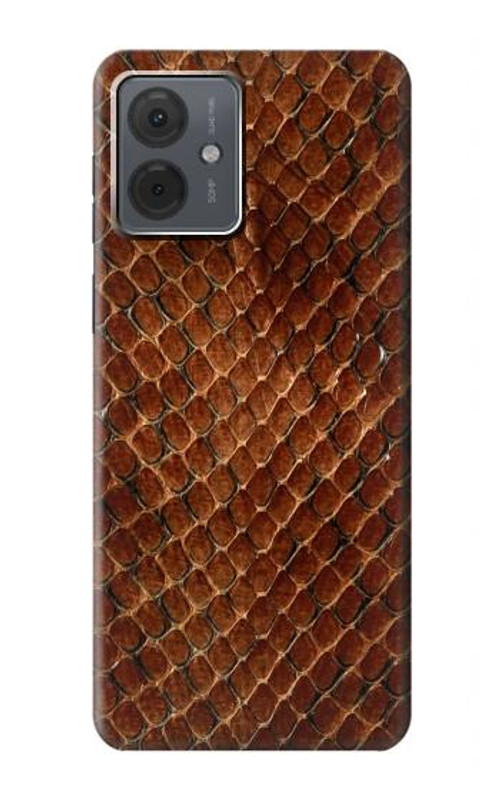 S0555 Snake Skin Case Cover Custodia per Motorola Moto G14