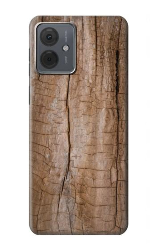 S0599 Wood Graphic Printed Case Cover Custodia per Motorola Moto G14