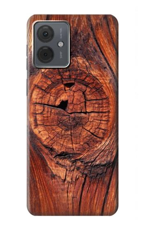 S0603 Wood Graphic Printed Case Cover Custodia per Motorola Moto G14