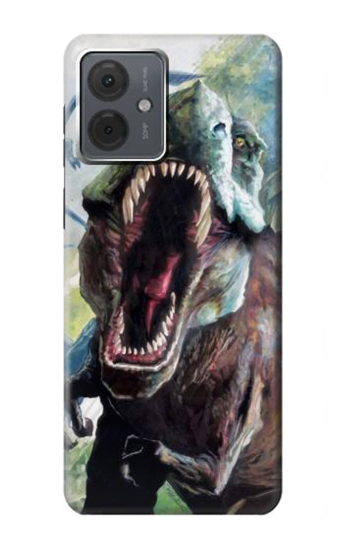 S1453 Trex Tyrannosaurus Rex Dinosaur Case Cover Custodia per Motorola Moto G14