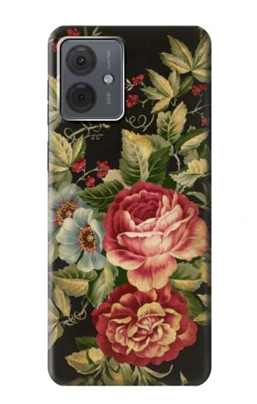 S3013 Vintage Antique Roses Case Cover Custodia per Motorola Moto G14