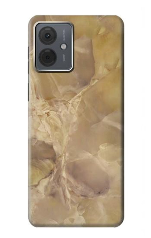 S3240 Yellow Marble Stone Case Cover Custodia per Motorola Moto G14