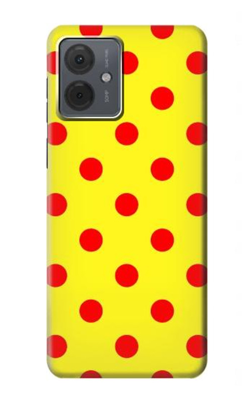 S3526 Red Spot Polka Dot Case Cover Custodia per Motorola Moto G14