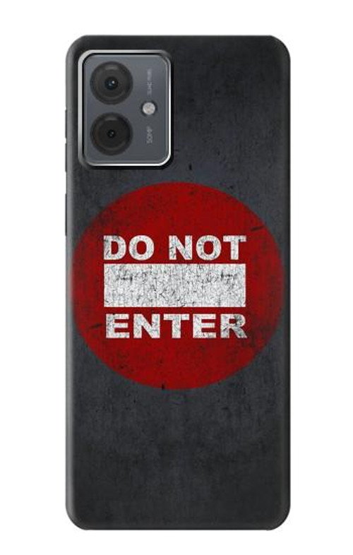 S3683 Do Not Enter Case Cover Custodia per Motorola Moto G14