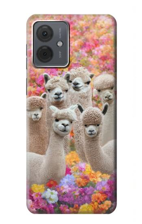 S3916 Alpaca Family Baby Alpaca Case Cover Custodia per Motorola Moto G14