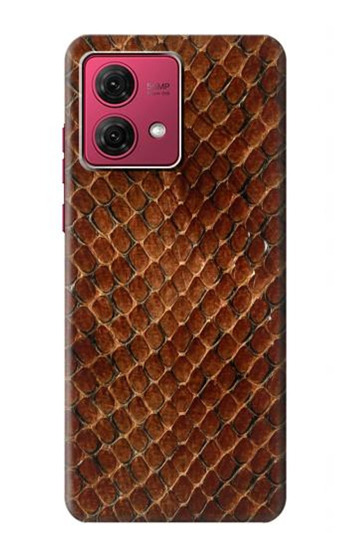 S0555 Snake Skin Case Cover Custodia per Motorola Moto G84
