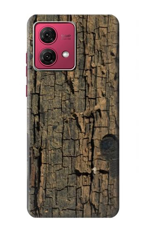 S0598 Wood Graphic Printed Case Cover Custodia per Motorola Moto G84