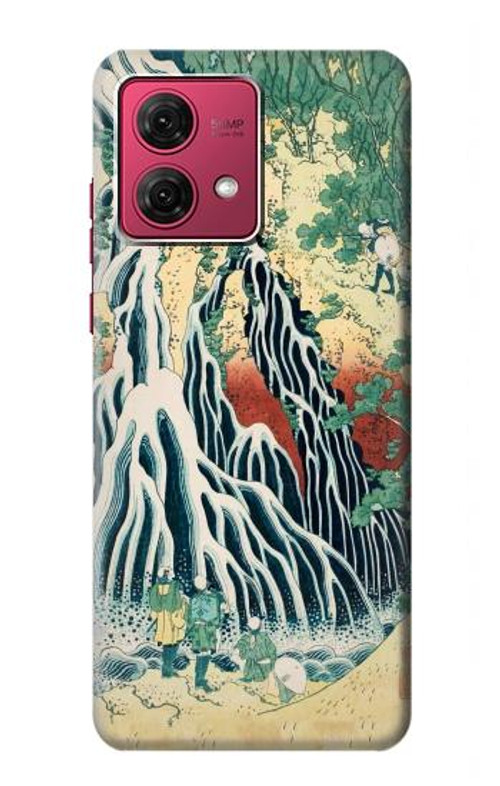 S2491 Hokusai Kirifuri Waterfall at Kurokami Case Cover Custodia per Motorola Moto G84