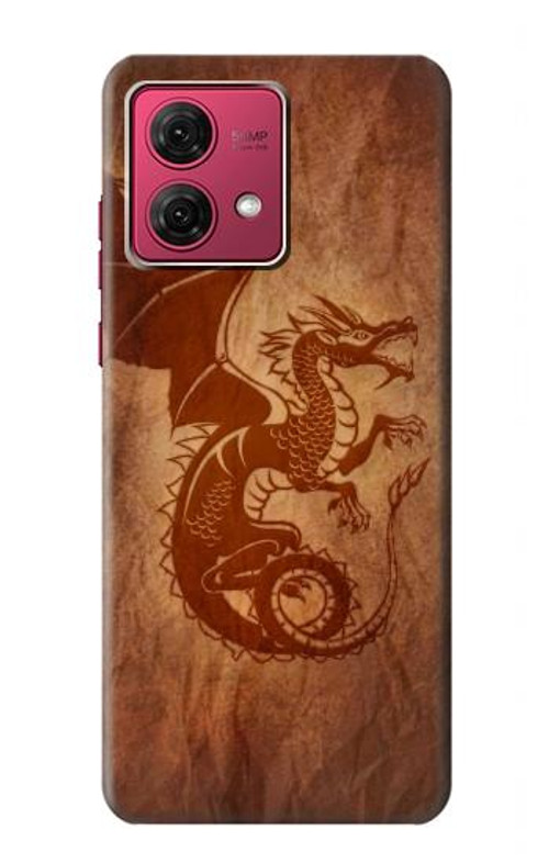 S3086 Red Dragon Tattoo Case Cover Custodia per Motorola Moto G84