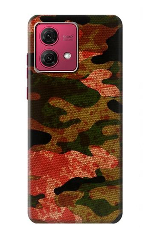 S3393 Camouflage Blood Splatter Case Cover Custodia per Motorola Moto G84