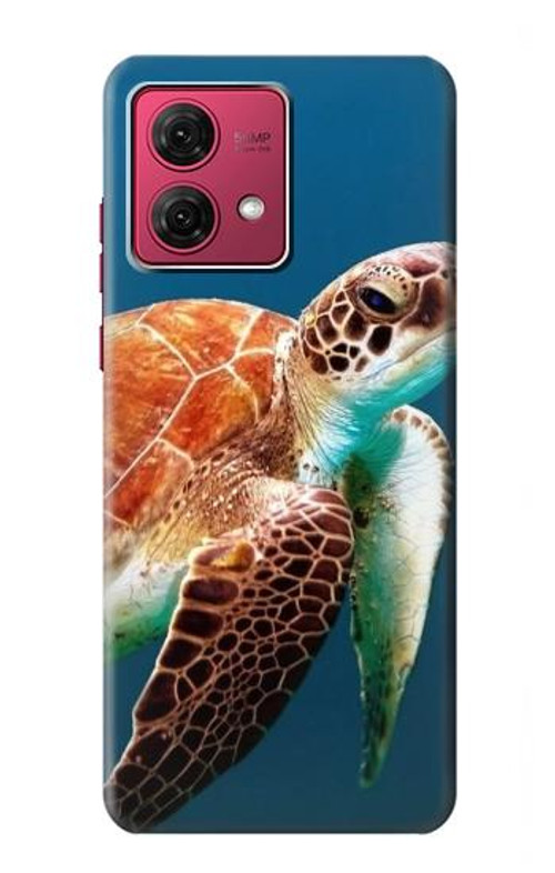 S3497 Green Sea Turtle Case Cover Custodia per Motorola Moto G84