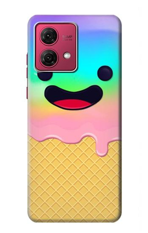 S3939 Ice Cream Cute Smile Case Cover Custodia per Motorola Moto G84