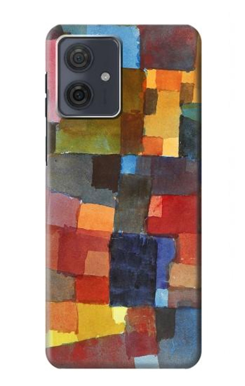 S3341 Paul Klee Raumarchitekturen Case Cover Custodia per Motorola Moto G54