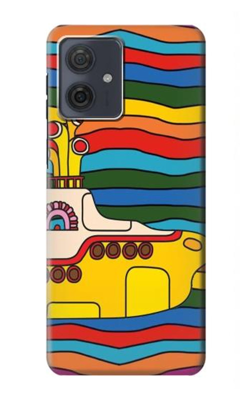 S3599 Hippie Submarine Case Cover Custodia per Motorola Moto G54
