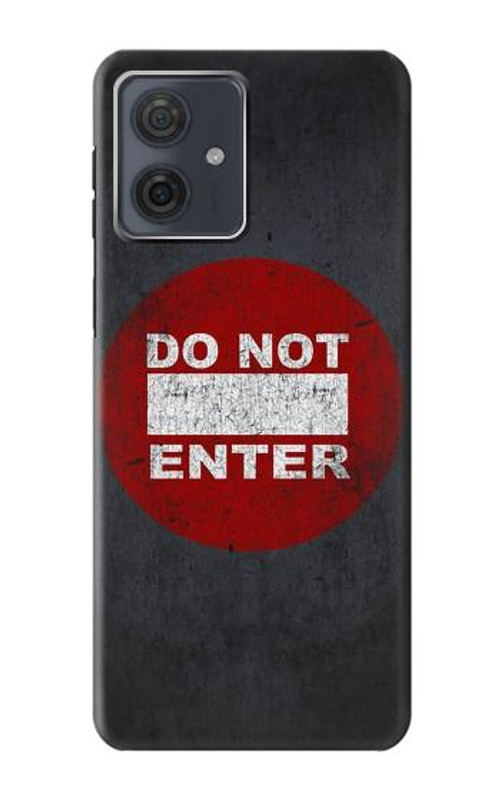 S3683 Do Not Enter Case Cover Custodia per Motorola Moto G54