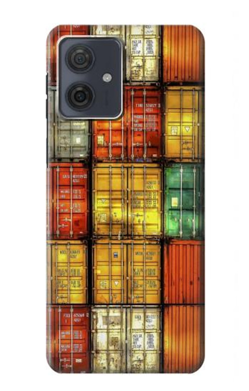 S3861 Colorful Container Block Case Cover Custodia per Motorola Moto G54