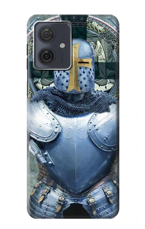 S3864 Medieval Templar Heavy Armor Knight Case Cover Custodia per Motorola Moto G54