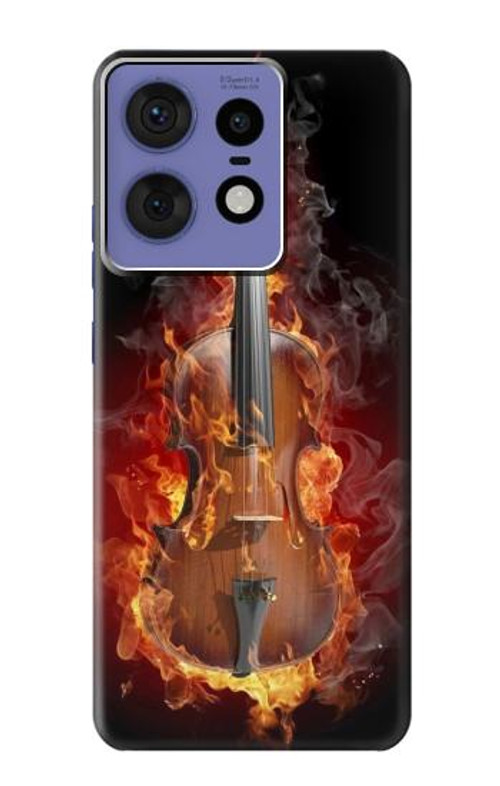 S0864 Fire Violin Case Cover Custodia per Motorola Edge 50 Pro S0864 Fire Violin Case Cover Custodia per Motorola Edge 50 Pro