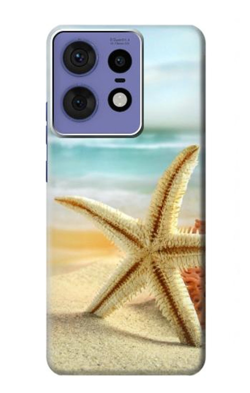 S1117 Starfish on the Beach Case Cover Custodia per Motorola Edge 50 Pro