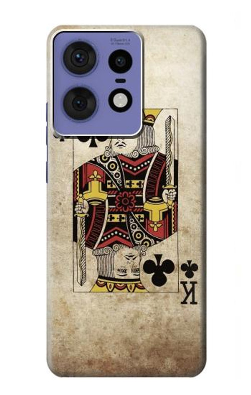 S2528 Poker King Card Case Cover Custodia per Motorola Edge 50 Pro