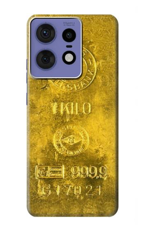 S2618 One Kilo Gold Bar Case Cover Custodia per Motorola Edge 50 Pro