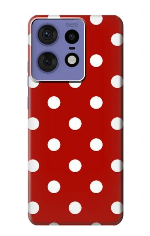 S2951 Red Polka Dots Case Cover Custodia per Motorola Edge 50 Pro