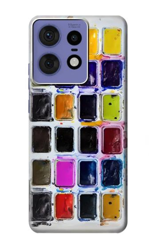S3956 Watercolor Palette Box Graphic Case Cover Custodia per Motorola Edge 50 Pro
