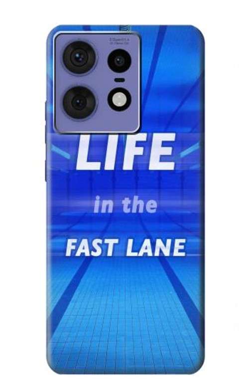 S3136 Life in the Fast Lane Swimming Pool Case Cover Custodia per Motorola Edge 50 Fusion