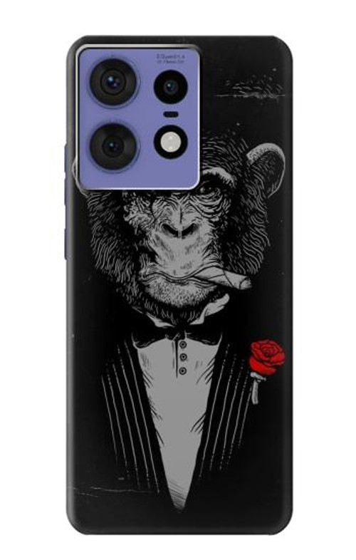 S3167 Funny Monkey God Father Case Cover Custodia per Motorola Edge 50 Fusion